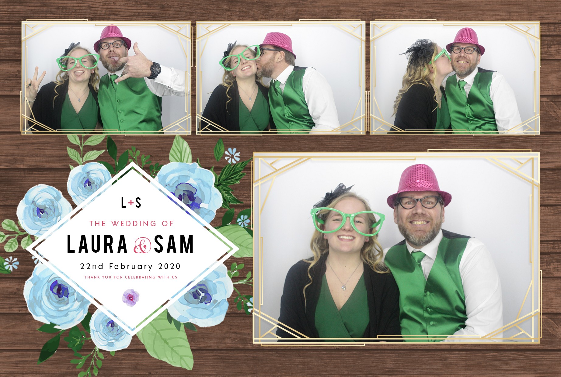 Laura and Sam's Wedding | View more photos from the event at gallery.myphotoboothexperience.co.uk/u/MyPhotoBoothExperienceLtd/Laura-and-Sams-Wedding